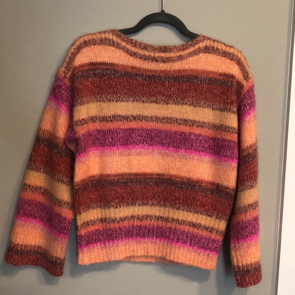 J.Crew Multi Bright Crewneck Knit Sweater NWT - Picture 7 of 10